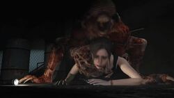 1girls 1monster 3d anal anal_penetration animated being_watched capcom claire_redfield claire_redfield_(jordan_mcewen) doggy_style dubious_consent feet leon_scott_kennedy leon_scott_kennedy_(eduard_badaluta) licker monster on_all_fours oscarkim123 partially_clothed rape resident_evil resident_evil_2 resident_evil_2_remake sound straight video