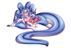 anthro balls battle_franky blue_body blush breasts diphallia diphallism dragon dragon_penis female female_on_anthro female_penetrated final_fantasy human hydra interspecies knot licking love male male_penetrating multi_head multi_penis multicolored_body nipples one_closed_eye open_mouth penis pleasure_face red_eyes romantic romantic_couple scalie sex simple_background straight tail tongue tongue_out two_tone_body white_background white_body white_hair yellow_eyes