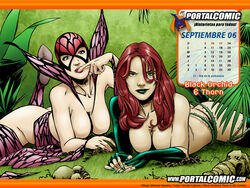 batman_(series) black_orchid_(dc) dc_comics female mariano_navarro pamela_isley poison_ivy thorn