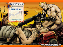 00s 2006 2boys calendar_(medium) dated hawk male male_only march_(month) mariano_navarro mark spanish_text tagme text