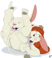 69 anus ass ass_grab cub cunnilingus disney dr_hamsterviel experiment_(species) female furry hairless_pussy licking lilo_and_stitch male mertle_edmonds nude oral pussy special_k spread_legs straight transformation what