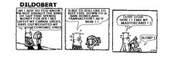 1boy 1boy1girl 1girls before_and_after black_and_white blowjob breasts comic dilbert dilbert_(franchise) english english_text fellatio female male male/female nipples oral oral_sex prostitute undressing white_background