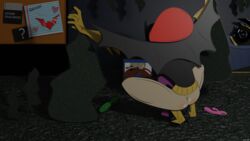 ass barbara_gordon batcave batcycle batgirl batman:_the_animated_series batman_(series) dc dc_comics dcau dildo dildo_in_pussy from_behind huhnill huhnill_pics interracial masturbation