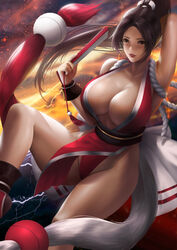 mai shiranui from fatal fury by z:d