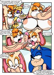 anthro bunnie_rabbot comic cream_the_rabbit female group male rabbit sonic_(series) sonic_the_hedgehog turboranger vanilla_the_rabbit