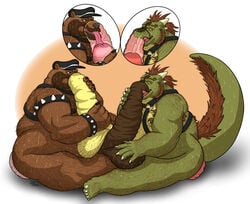 2boys anthro anus armband armpit_hair ass balls beard belly biceps big_balls big_belly big_muscles biped bodily_fluids body_hair bracelet brown_bear brown_body brown_fur chest_hair colored dragon drake_(drakedragon) drakedragon duo erect_nipples erection facial_hair feet foreskin foreskin_play frottage fur furred_dragon gay genital_fluids genitals hair hairy hairy_balls hairy_legs hand_on_stomach holding_penis huge_balls huge_cock humanoid_genitalia humanoid_penis hybrid hyper hyper_anus hyper_balls hyper_foreskin hyper_genitalia hyper_penis jewelry leaking_precum leather_harness leather_straps licking long_foreskin male male/male male_only male_penetrated male_penetrating mammal mastertrucker masturbation moobs morbidly_obese musclegut muscular muscular_male nails nipple_piercing nipples nude obese obese_male oral overweight overweight_male pecs penile penis penis_lick piercing precum pubes puffy_anus reptile sagging_balls scalie sex shaded sharp_nails signature simple_background smile spiked_armband spiked_bracelet spikes sweat sweaty_balls sweaty_butt sweaty_chest toes tongue tongue_out trucker trucker_hat uncut ursid ursine watermark white_background x-ray yaoi