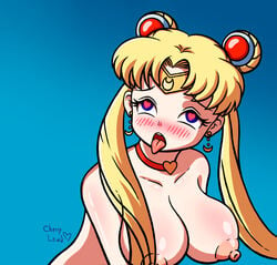 ahe_gao big_breasts bishoujo_senshi_sailor_moon blush cherry_lewd cherryart heart-shaped_pupils large_breasts meme nude sailor_moon sailor_moon_redraw_challenge sole_female usagi_tsukino