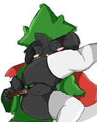 1girls 2d anal anthro anthro_female anthro_only ass blush bovid caprine clothing deltarune female female_only female_ralsei furry furry_female furry_only genitals goat hat headgear headwear humanoid humanoid_female humanoid_only leggings legwear lying mammal mammal_humanoid on_side pussy ralsei rule_63 solo spread_legs spreading undertale_(series) video_games weedsmoke