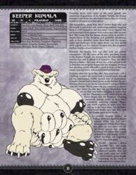 english_text fantasy fapp female feral_unbirthing_human genitals hi_res hyper hyper_genitalia hyper_pussy macro mammal min overweight paws polar_bear profanity pussy rpg_(disambiguation) tabletop text unbirthing ursid ursine vore