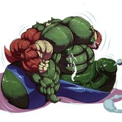 1:1 1boy 5_fingers 5_toes abs alternate_color anthro anthrofied balls balls_expansion bara belly big_balls big_belly big_muscles big_penis big_testicles bobert bodily_fluids chesnaught clothing erection feet fingers furry green_penis grin growth hairy hi_res huge_balls huge_cock huge_muscles huge_testicles hyper hyper_balls hyper_genitalia hyper_muscles hyper_pecs hyper_penis hyper_testicles inflation lactating male male_only moobs muscle_growth musclegut muscles muscular nintendo nipples original_character penis penis_expansion pokémon_(species) pokemon pokemon_(species) pokemon_xy simple_background smile solo testicles thick_penis toes underwear veins veiny_penis video_games what white_background yaoi