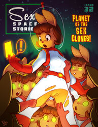 1girls anthro assisted_exposure astronaut breast_grab breasts brown_hair buckteeth clone clonecest clothing cover cover_page exposed_pussy female female/female fur furry genitals gloves glowing glowing_eyes group hair hand_on_breast handwear hi_res horny horny_female hypnosis joe_randel lagomorph leporid looking_at_pussy mammal mind_control multiple_girls partially_clothed pussy rabbit selfcest square_crossover tagme teeth torn_clothing uncensored wardrobe_malfunction yuri