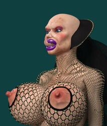 1futa 3d bald_futa big_lips bimbo bimbo_futanari bimbo_lips breast_implants breasts dune fake_breasts futanari gif_author grandmother granny hag huge_breasts large_breasts lipstick nippleless_clothes parody parody_porn reverend_mother_gaius simple_background skinny tongue veins veiny veiny_breasts