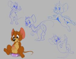 1boy 2021 anal anal_sex anthro anus ass ass_up balls bent_over bizymouse digital_media_(artwork) dildo genitals jerry_mouse lying male mammal mouse multiple_poses murid murine on_front penetration pose presenting rodent sex_toy solo tom_and_jerry turner_entertainment