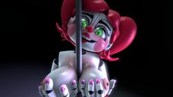 3d 3d_model animatronic baby_(fnafsl) circus_baby circus_baby_(fnaf) five_nights_at_freddy's five_nights_at_freddy's:_sister_location fnaf freckles funtime gynoid pole_between_breasts red_hair robot scottgames sfmsfmporn_(artist) sister_location so87baby straight stripper stripper_pole summer_of_87_baby white_skin