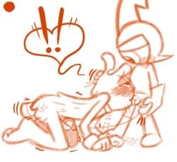blowjob commander_peepers fellatio gay gay_sex wander_(wander_over_yonder) wander_over_yonder watchdog
