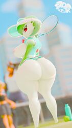 3d 3d_(artwork) adriandustred gardenia_(pokemon) gardevoir tagme