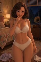 ai_generated back_to_the_future big_ass big_hips enfermosic28 lorraine_baines medium_breasts mom sexy_body sexy_female underwear white_underwear your_mom