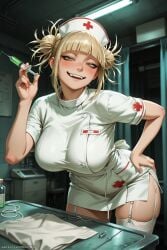 ai_art ai_generated art game_art hero_academia himiko_toga honeywaifu nsfw thick_women