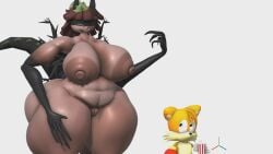 big_ass big_breasts claire_(fundamental_paper_education) fat_ass fundamental_paper_education fundamental_paper_education_(blentouad_swap_au) fundamental_paper_education_(swap_au) naked naked_female swap_claire_(fundamental_paper_education) tails_the_fox