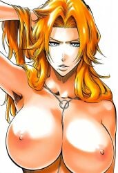 1girls ai_generated bleach long_hair matsumoto_rangiku orange_hair tagme