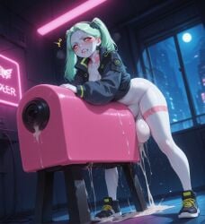 2026 ahegao ahegao_face ai_art ai_generated balls ballsack bare_bottom breeding_machine breeding_mount breeding_mount_use civitai clenched_teeth cock colored_sclera colored_skin cum cum_drip cum_dripping cum_dump cum_inside cum_on_body cum_on_floor cum_splatter cum_spurt cum_squirt cum_string cumshot dickgirl dickgirl_focus full_body futa_focus futanari hi_res high_quality high_resolution highres huge_cock huge_penis implied_penetration jacket milking milking_machine milking_penis patreon penis pleasure_face rebecca_(edgerunners) self_upload sneakers stable_diffusion standing twintails twitter uncensored unzipped unzipped_jacket upscaled yuckle