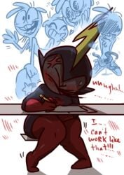 commander_peepers jerking jerking_off jerkingoff masturbation wander_(wander_over_yonder) wander_over_yonder