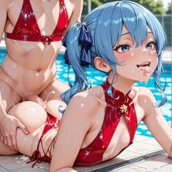 1:1 1:1_aspect_ratio ai_generated anal anal_penetration anal_sex anime anime_style big_ass big_dick big_penis blue_hair crossdressing femboy flat_chest flat_chested gay genderswap genderswap_(ftm) hololive hoshimachi_suisei lips male male_only otoko_no_ko otokonoko penis sex sissy tomgirl trap twink uncensored veiny_penis virtual_youtuber vtuber yaoi