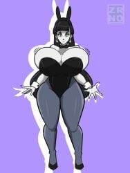 artist_request bunnysuit goth goth_girl huge_breasts lindel_dollice_quilten the_besties_(atomickingboo)