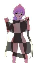 1girls breasts covering covering_self dark-skinned_female dark_skin female female_only flag flag_(object) heterochromia highres holding_object horny horny_female indie_virtual_youtuber konanexe large_breasts latam_virtual_youtuber legs looking_at_viewer naked naked_female nude open_mouth purple_eyes purple_hair silhouette simple_background steamy_breath tan_body two-tone_hair virtual_youtuber vtuber yellow_eyes yokomara_yuziko youtube_hispanic