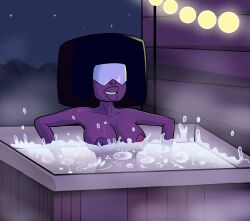 garnet_(steven_universe) hot_tub large_breasts relatedguy smiling steven_universe