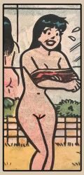 archie archie_comics betty_and_veronica betty_cooper pin_up pinup shower showering stripping veronica_lodge