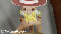 1boy 1female 1girls 1male 3d 3d_(artwork) 3d_animation 3d_model aerolae animated bouncing_breasts braided_hair braided_ponytail brown_boots cowgirl cowgirl_boots cowgirl_hat disney doll female_penetrated green_eyes human human_penetrating human_penetrating_humanoid humanoid humanoid_penetrated interspecies jessie_(toy_story) male_penetrating male_penetrating_female mavixtious moaning moaning_female moaning_in_pleasure nude_female nude_female_nude_male nude_male nude_male_nude_female pixar ponytail red_eyebrows red_hair red_hat sex small_breasts sound sound_effects tagme toy toy_story toy_story_2 twistedraven video