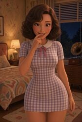 ai_generated back_to_the_future big_ass big_hips enfermosic28 lorraine_baines medium_breasts mom sexy_body sexy_female short_dress your_mom