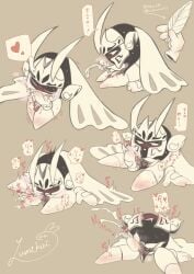 flower_penis kirby_(series) morpho_knight nintendo penile_masturbation penis stroking_penis tapering_penis waddling_head