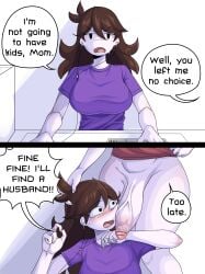 1futa 1girls 2026 2_panel_comic 2d 2d_(artwork) ahoykoi bangs belly big_breasts big_cock big_penis big_thighs black_eyes black_hair blush blushing blushing_female bottomless bottomless_futa breasts brown_hair cock commission curvaceous curvy curvy_body curvy_female curvy_figure daughter dialogue dick english english_dialogue english_text erect_penis erection female futa_on_female futa_with_female futanari genitals hair_between_eyes hi_res highres hourglass_figure imminent_incest imminent_sex incest jaiden jaiden_animations jaidenanimations jaidens_mom koianimations large_breasts long_hair midriff mother mother_and_daughter parted_bangs penis slim slim_waist speech_bubble stomach straight_hair text thick_thighs thighs two_panel_image waist white_body white_skin wide_hips