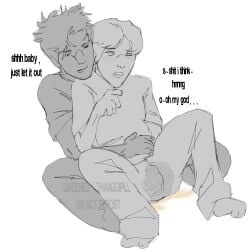 bladder_press clothing embarrassed gay holding lee_myung-gi peeing peeing_self pissing squid_game thanggi thanos_(squid_game) urine