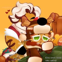 1girl1boy 1girls artist_request cookie_run cookie_run_ovenbreak eggnog_cookie intercourse sex tagme tiramisu_cookie trying_to_be_quiet