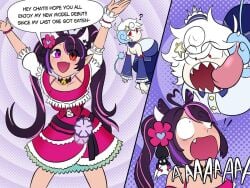 digestion huge_breasts hyper_breasts indie_virtual_youtuber ironmouse muzu_nomi same_size_vore soft_vore squealydealy struggling struggling_prey swallowing unwilling unwilling_prey unwilling_vore virtual_youtuber vore vore_belly vtuber