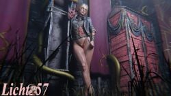 blonde_female blonde_hair dead_by_daylight julie_(dead_by_daylight) julie_kostenko licht_57 red_panties sexy_female sexy_woman teenage_girl the_legion voluptuous_body voluptuous_female waifu