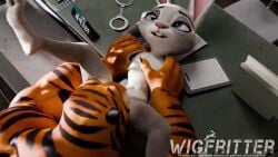 anthro anthro_on_anthro disney eating_pussy judy_hopps lagomorph rabbit tagme video wigfritter zootopia