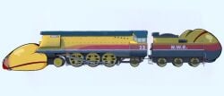 bimbofication gigantic_ass gigantic_breasts rebecca_the_happy_engine thomas_and_friends thomas_the_tank_engine