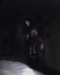 1girl 1girls about_to_be_raped about_to_pound_the_fuck_outta_em anthro bedroom breaking_in censor_bar censored_penis dark-skinned_female dark_skin editorfella futa_only futanari imminent_rape imminent_sex large_ass large_breasts large_penis mal0 malo photo pixelated scp-1471 scp-1471-a scp_foundation tits tits_out