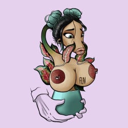 1girls :>= big_breasts big_lips breasts expansion female female_only fuckplant large_breasts long_lips plant plant_girl potted_plant suck_and_fuck suckplant transformation