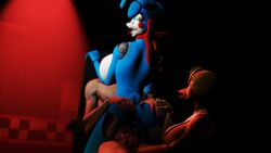 16:9 3d 3d_(artwork) animatronic avian big_breasts bird breasts duo female five_nights_at_freddy's five_nights_at_freddy's_2 genitals hi_res human humanoid lagomorph leporid machine male mammal night_guard nipples nude open_mouth penetration penis pussy rabbit robot robot_humanoid sex simple_background smile straight toy_bonnie_(fnaf) toy_chica_(fnaf) vaginal_penetration video_games widescreen