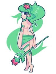 1girls 2019 4_fingers ass back bare_shoulders barefoot big_ass big_butt blush blushing butt dryad dryad_(terraria) eyebrows eyebrows_visible_through_hair eyelashes feet female female_only flora flora_fauna full_body green_hair hair hair_ornament hips holding holding_object inkplasm large_ass large_butt looking_at_viewer looking_back looking_back_at_viewer monster_girl pink_eyes plain_background smile smiling smiling_at_viewer soles solo solo_female staff standing terraria text thick thick_ass thick_thighs thighs tiptoes topless video_games watermark welwraith wide_hips