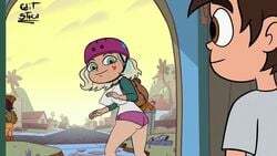 accurate_art_style big_ass big_breasts disney disney_channel disney_xd edit edited jackie_lynn_thomas latino latino_male_white_female marco_diaz screenshot_edit star_vs_the_forces_of_evil steca straight_hair tan-skinned_female thelazyart white_female