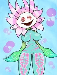 @_@ anthro breasts female flimshadow flora_fauna flower hypnoflower_(pvz) mind_control plant plant_girl plant_humanoid plantie plants_vs_zombies popcap_games pussy pvz royal_hypno_flower sunflower sunflower_(pvz) vagina