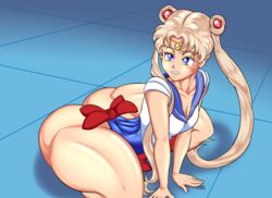 attackheat bishoujo_senshi_sailor_moon clothing huge_butt looking_at_viewer meme sailor_moon sailor_moon_redraw_challenge small_breasts thick_thighs usagi_tsukino