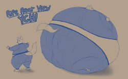 big_ass blueberry_inflation bubble_butt huge_ass spherical_inflation sunken_head sunken_limbs tagme zoidberg656