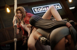 aerith gainsborough from dissidia by fireboxstudio